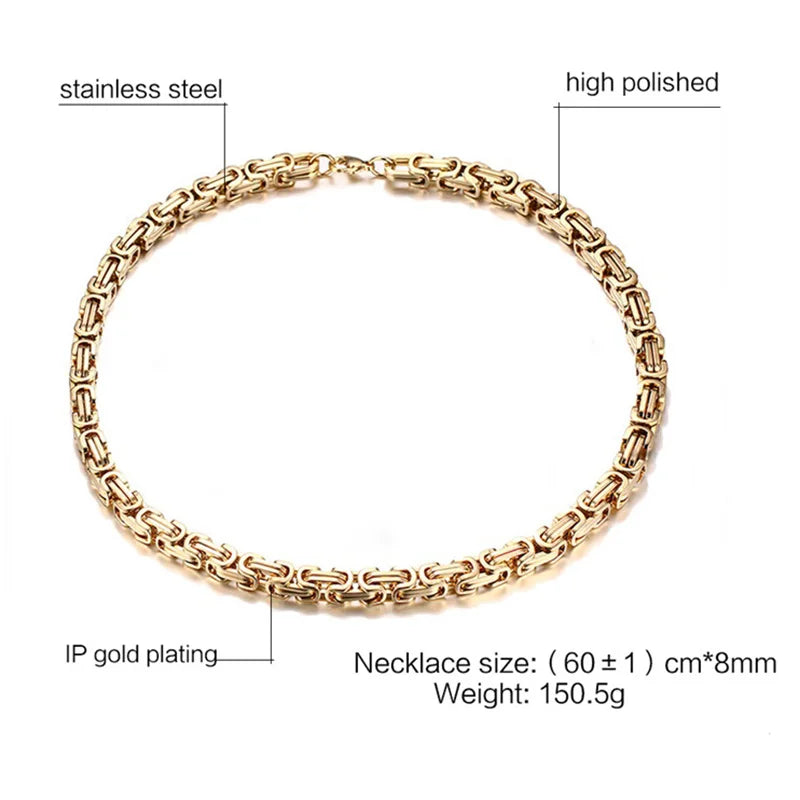 Long Necklace for Men - hopjeweler