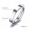 Stainless Steel Couples Anti Allergy Rings - hopjeweler