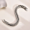 Stainless Steel Cuban Chain Bracelets for Men - hopjeweler