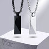 Geometric Rectangle Pendant Necklace - hopjeweler